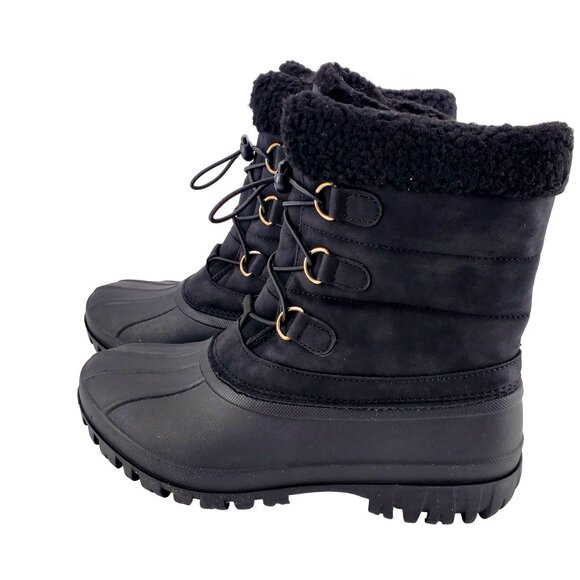 Chooka Boots 9 Duck Waterproof Cold Winter Snow Rain Shoes Outdoor Shearling - Picture 13 of 16